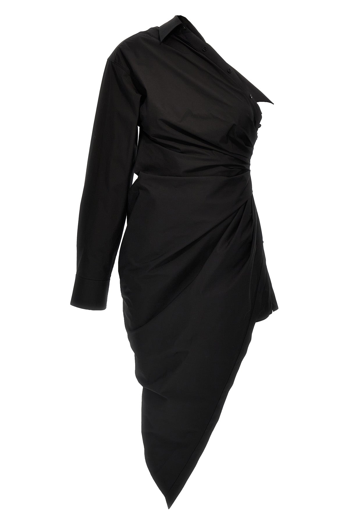 ALEXANDER WANG 2 asymmetrical cotton shirt dress