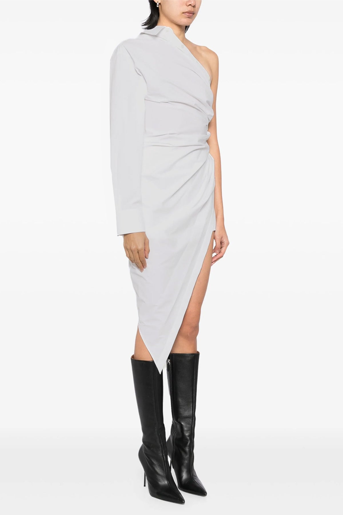 ALEXANDER WANG 2 asymmetrical cotton shirt dress