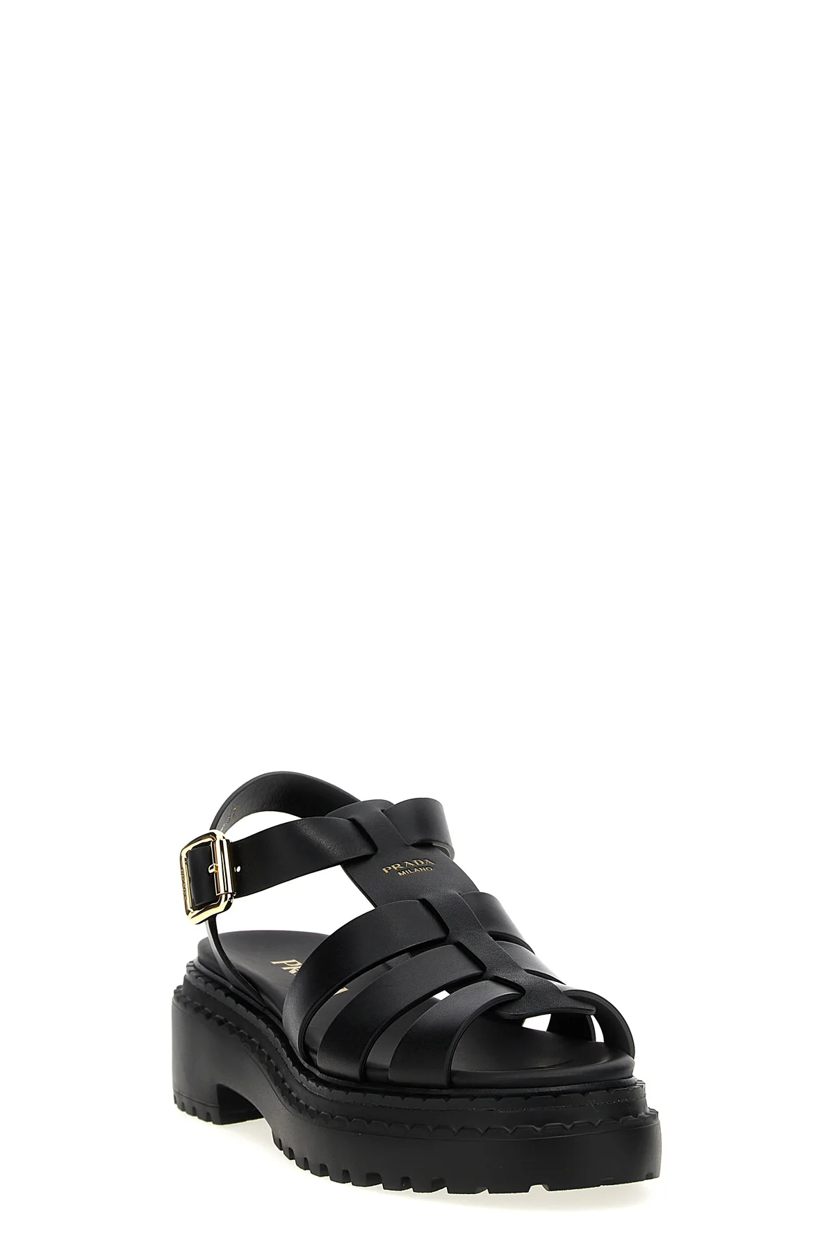 monolith leather sandals