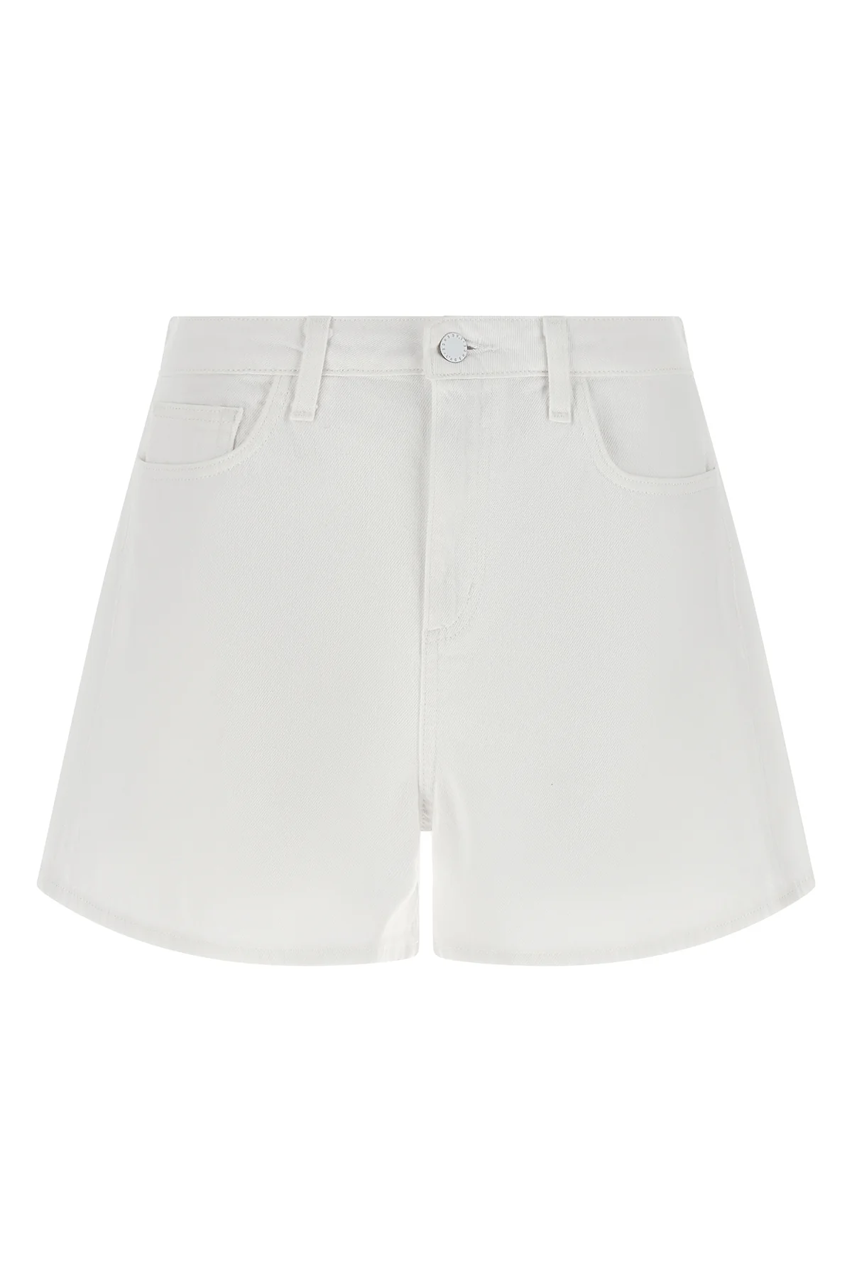 LAGENCE 28 lissania shorts in garment-dyed cotton denim