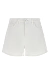lissania shorts in garment-dyed cotton denim