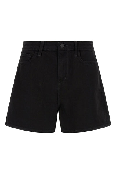 lissania shorts in garment-dyed cotton denim