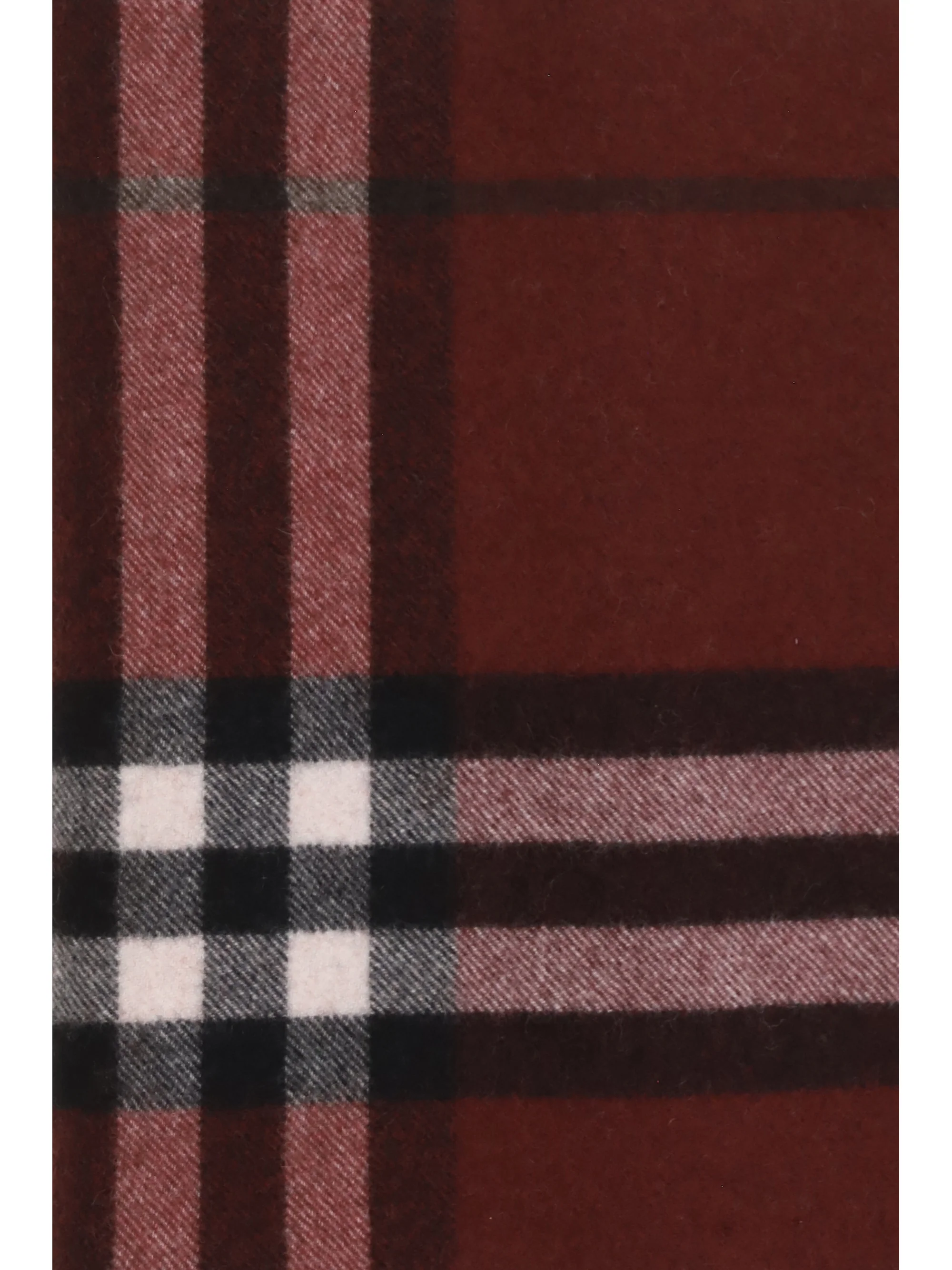 cashmere check scarf