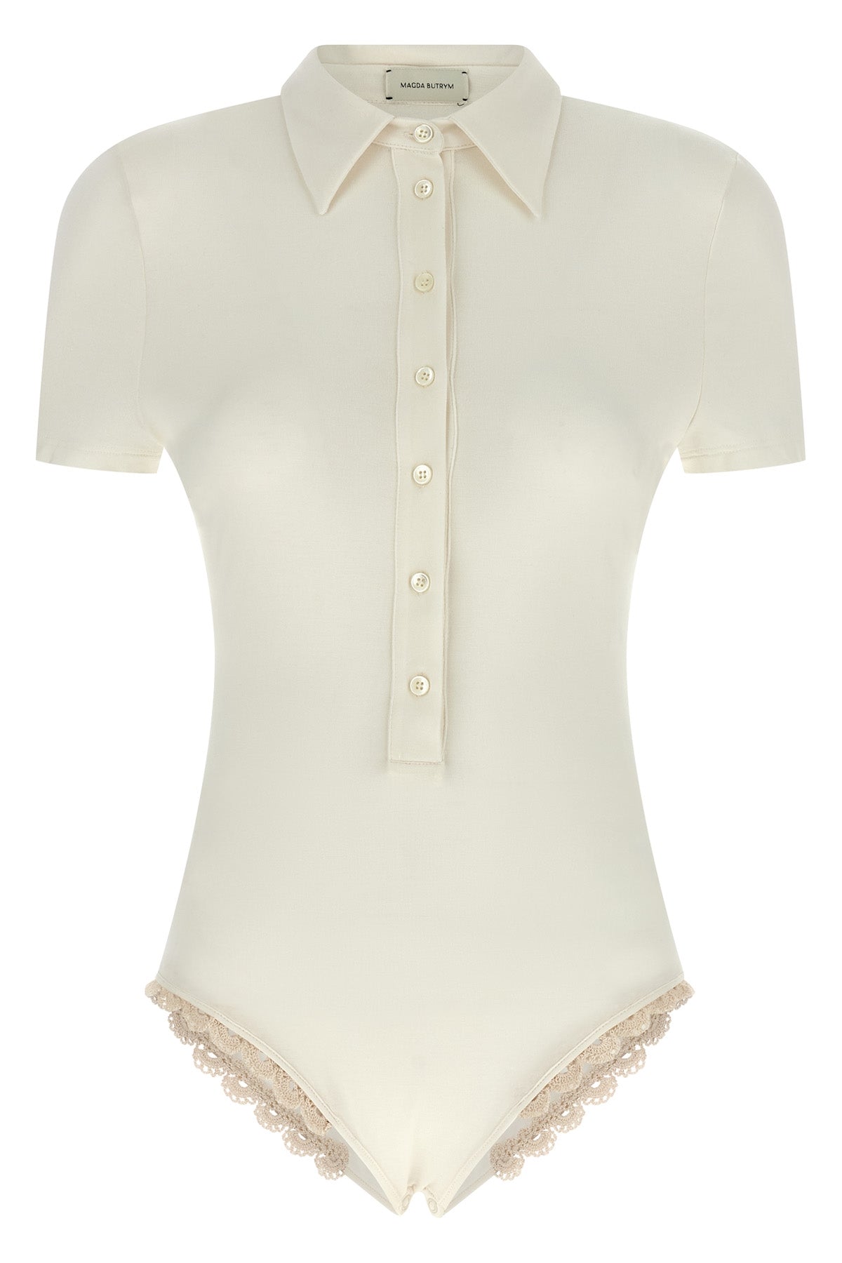 MAGDA BUTRYM 34 01 viscose polo shirt style bodysuit