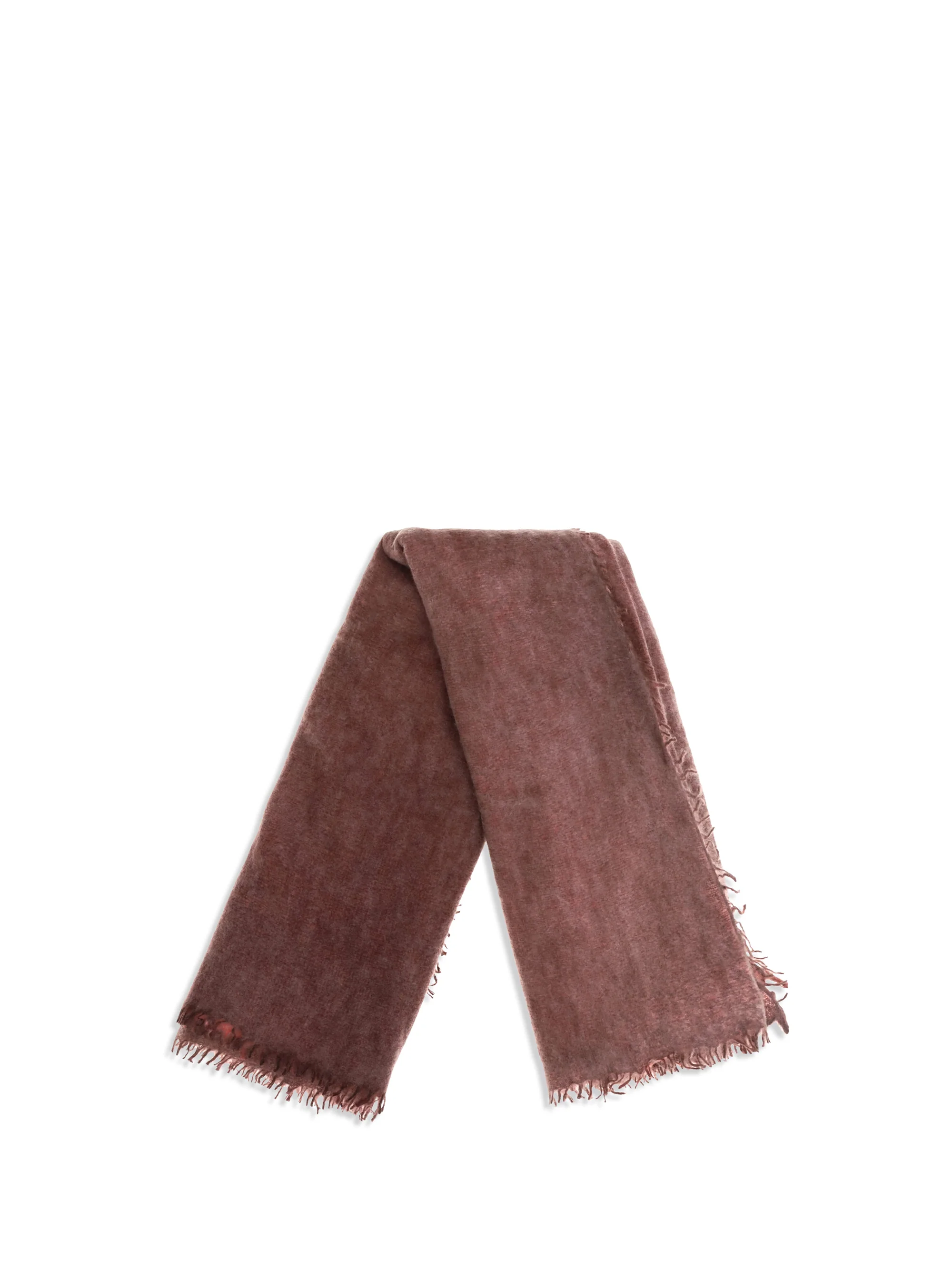 lightweight cashmere scarf with fringes