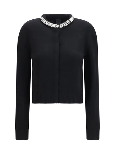 colonia cardigan with jewel collar