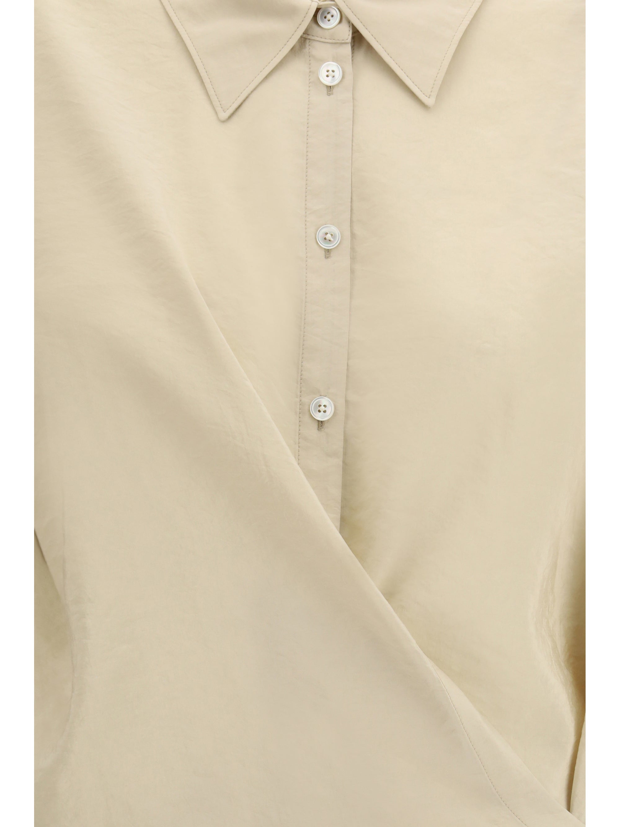 draped shirt