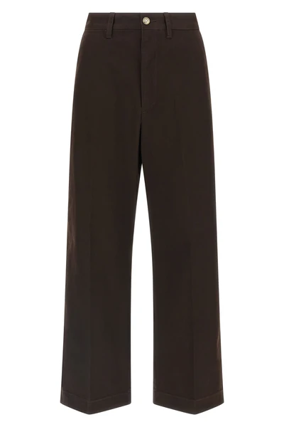stretch cotton twill pants