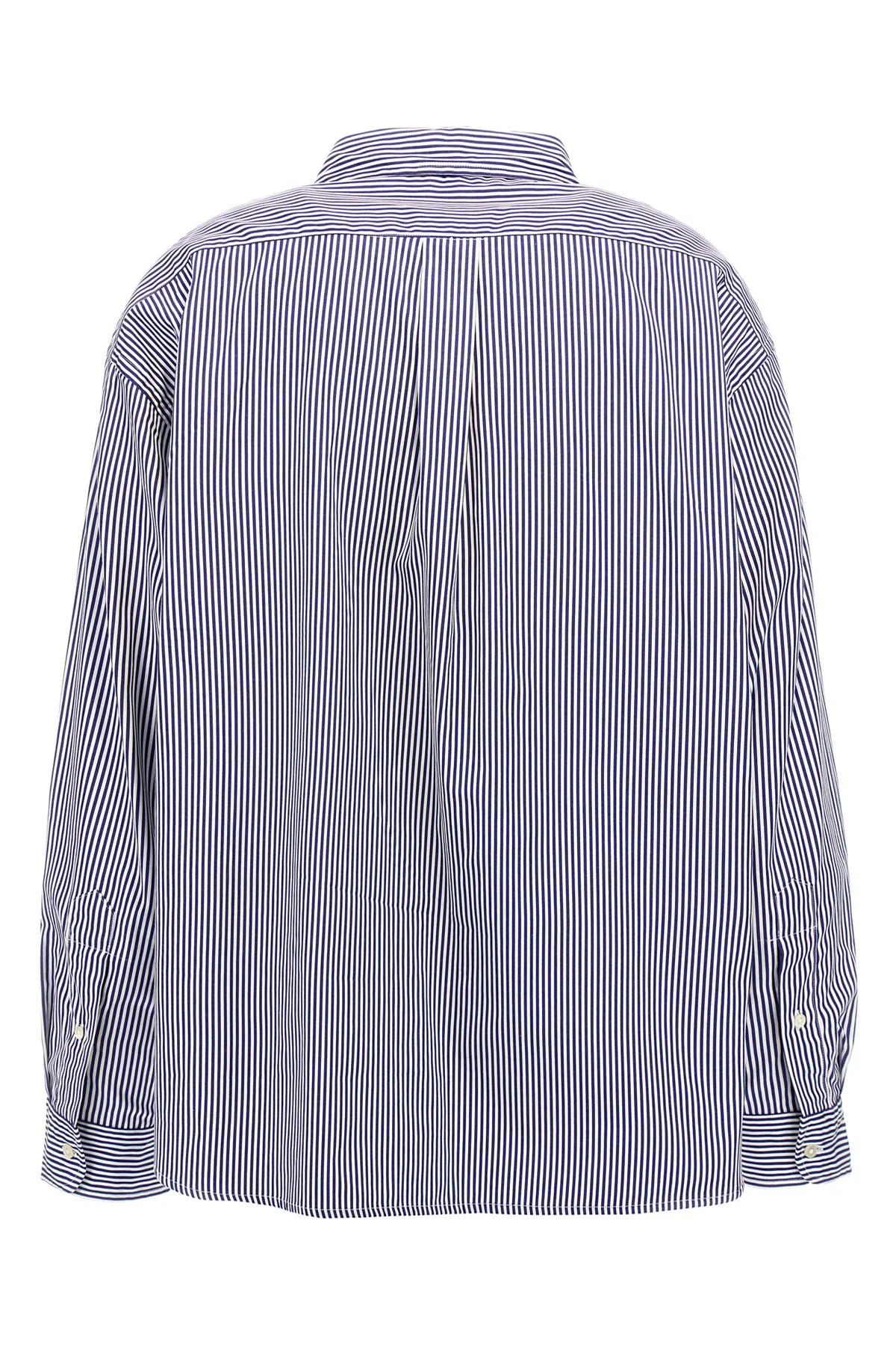 striped cotton poplin shirt