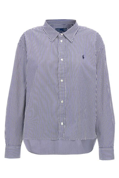 striped cotton poplin shirt