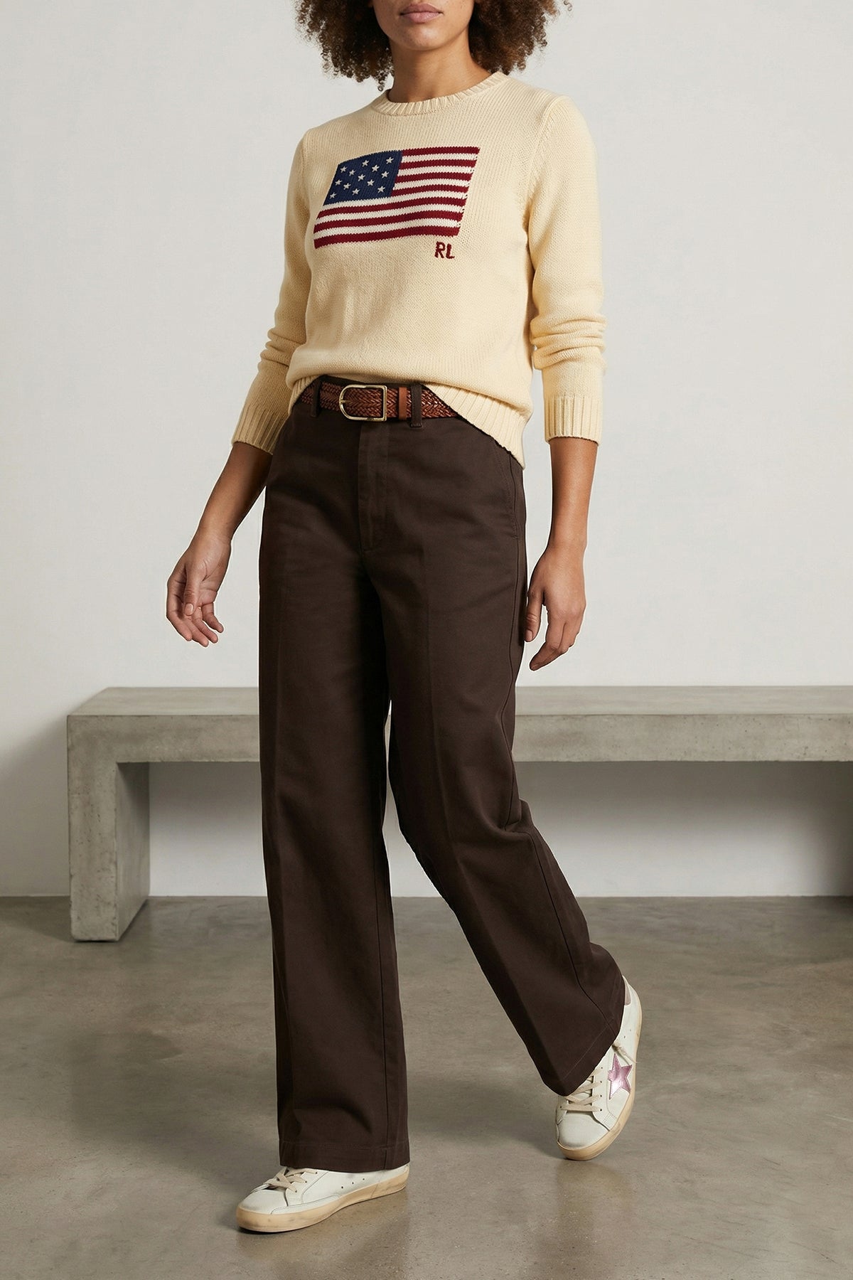 POLO RALPH LAUREN L knitted cotton sweater