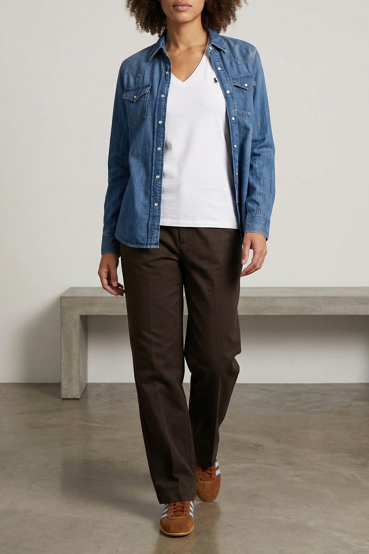 cotton denim shirt