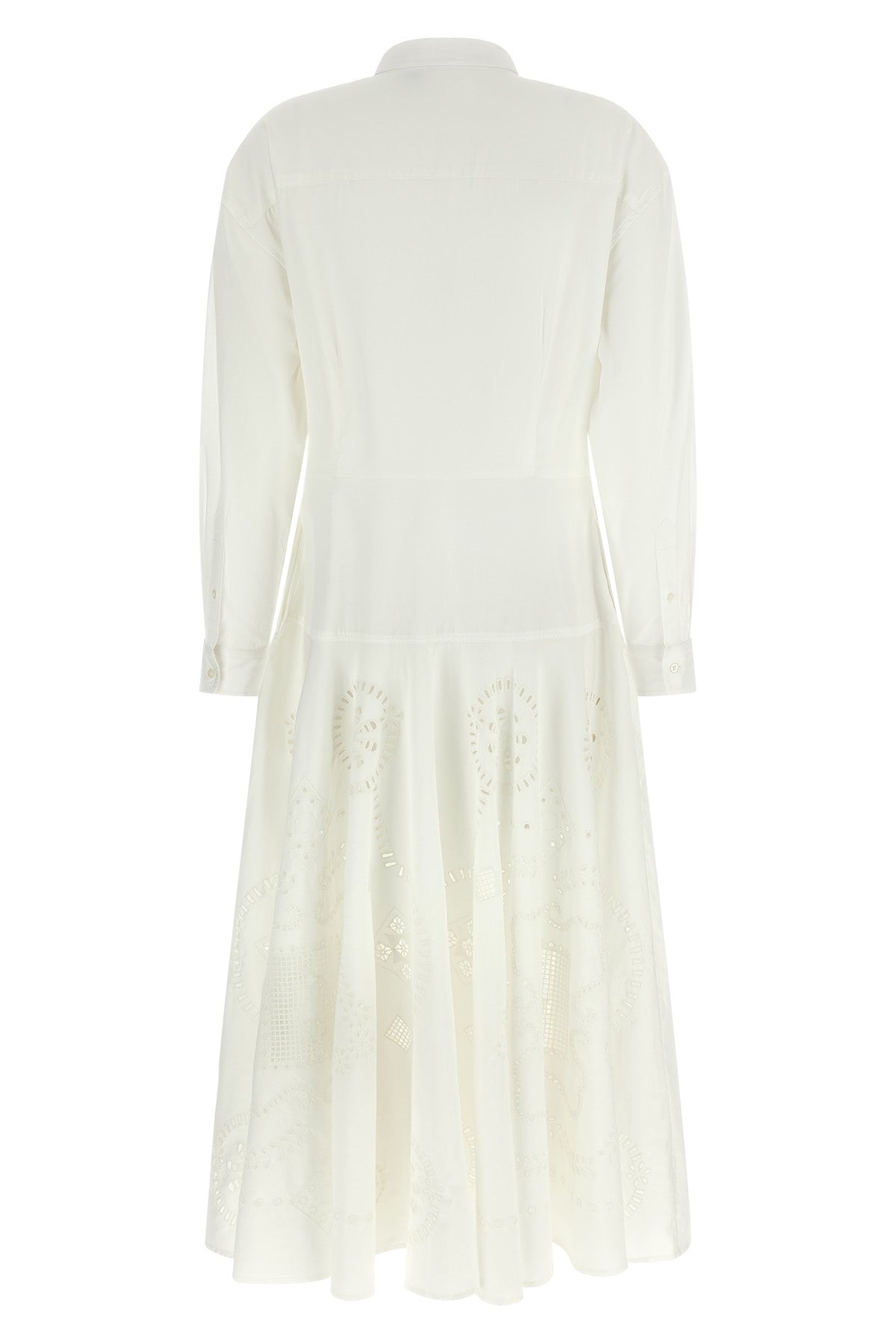 POLO RALPH LAUREN 8 cotton midi dress