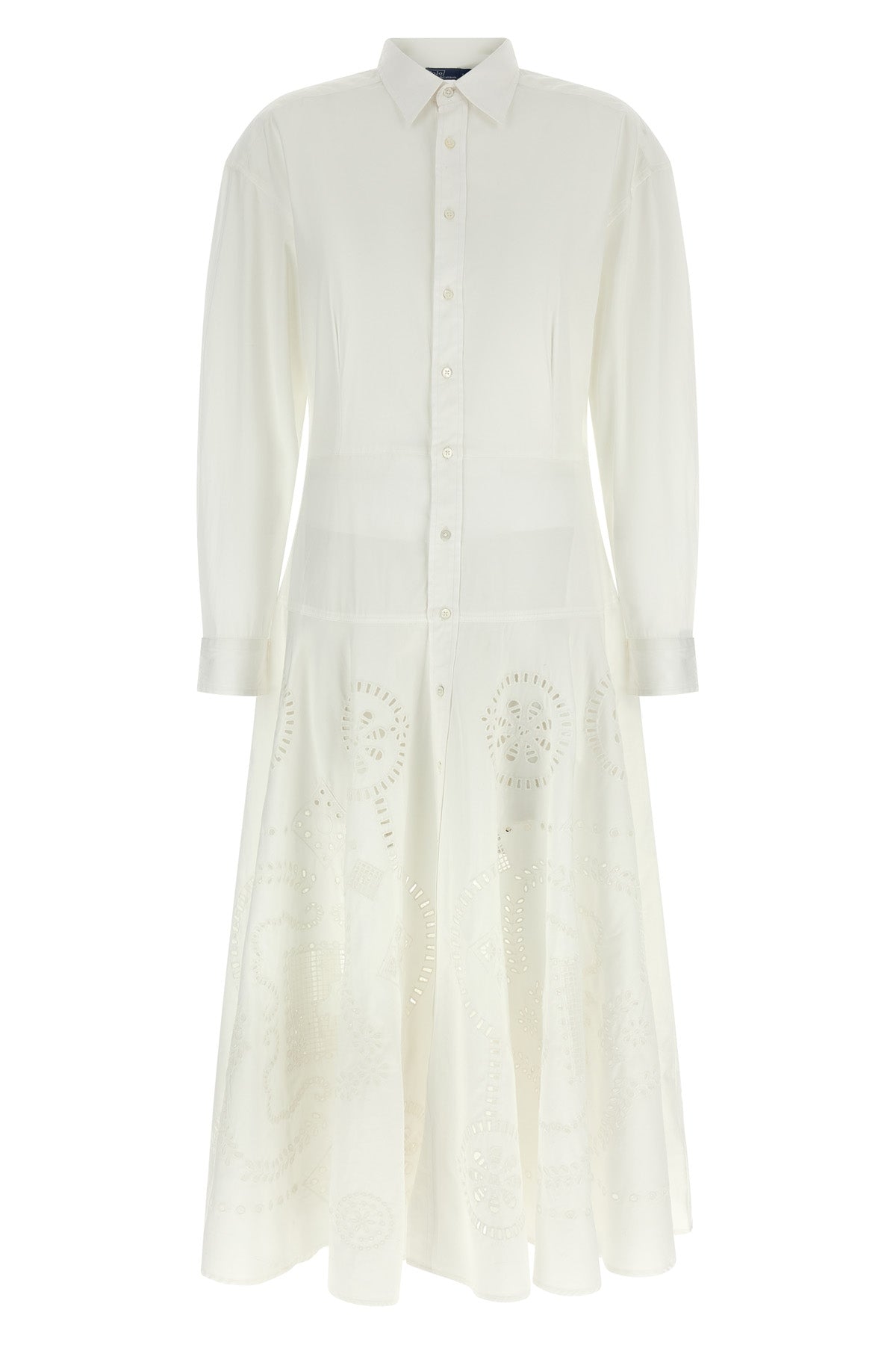POLO RALPH LAUREN 8 cotton midi dress