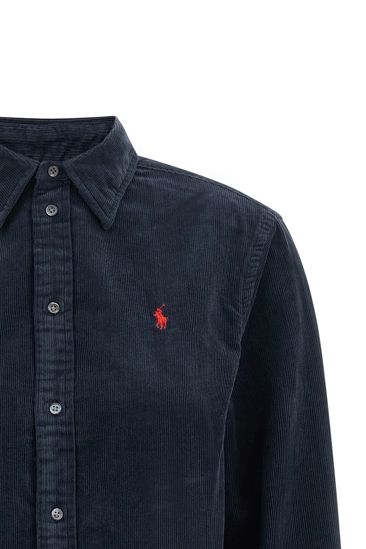 the polo ralph lauren woven-sport shirt stands out for its sartorial constructio
