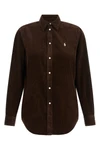 the polo ralph lauren corduroy shirt establishes a base of tactile sophisticatio