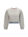 cropped sweatshirt
