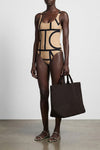 one-piece swimsuit in polyamide jersey stretched in four directions that protect