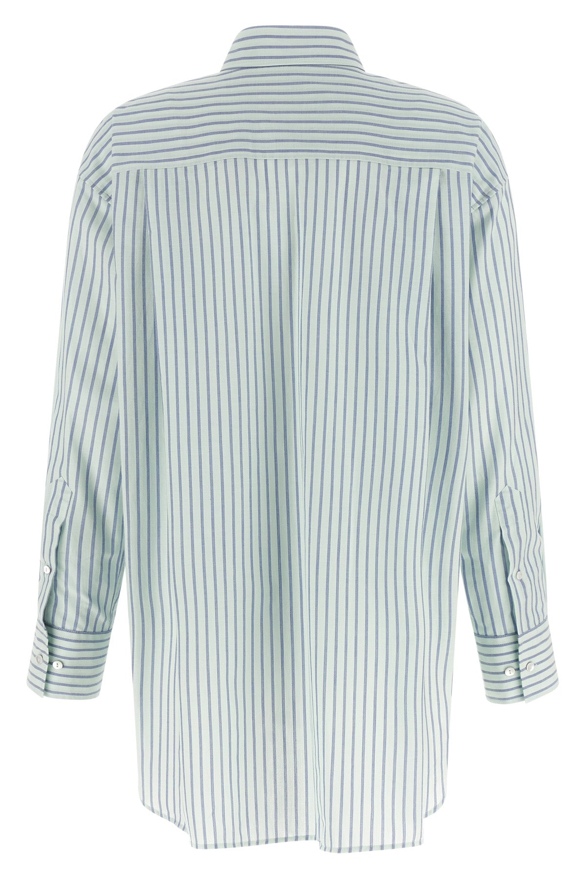 XACUS 40 tessa shirt in cotton poplin striped pattern