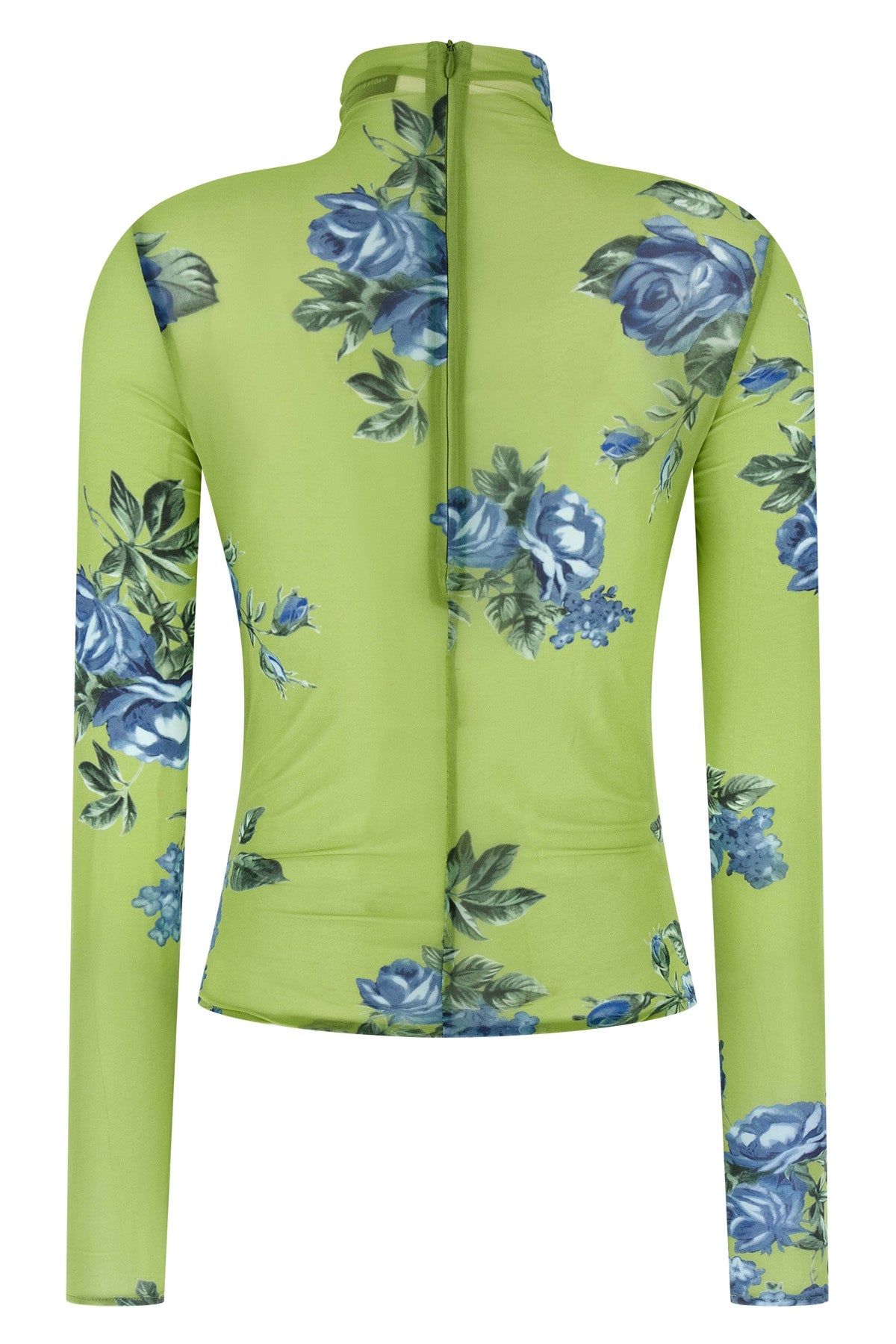 15 top in semi-transparent stretch cupro