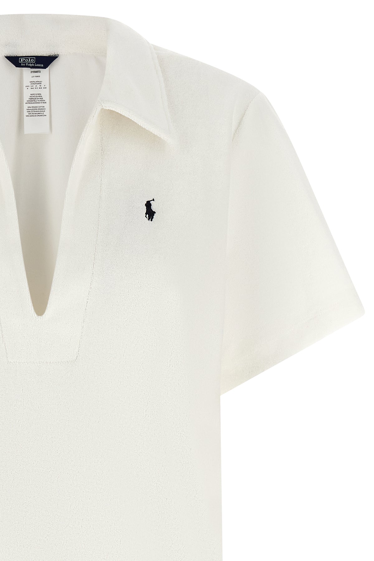 cotton terry polo dress