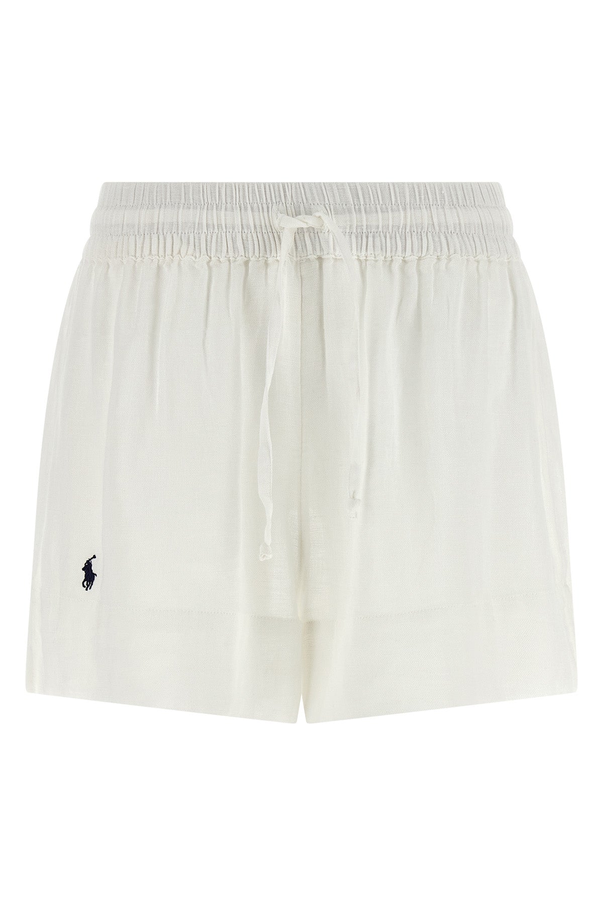 POLO RALPH LAUREN L shorts in slightly transparent linen and cotton blend