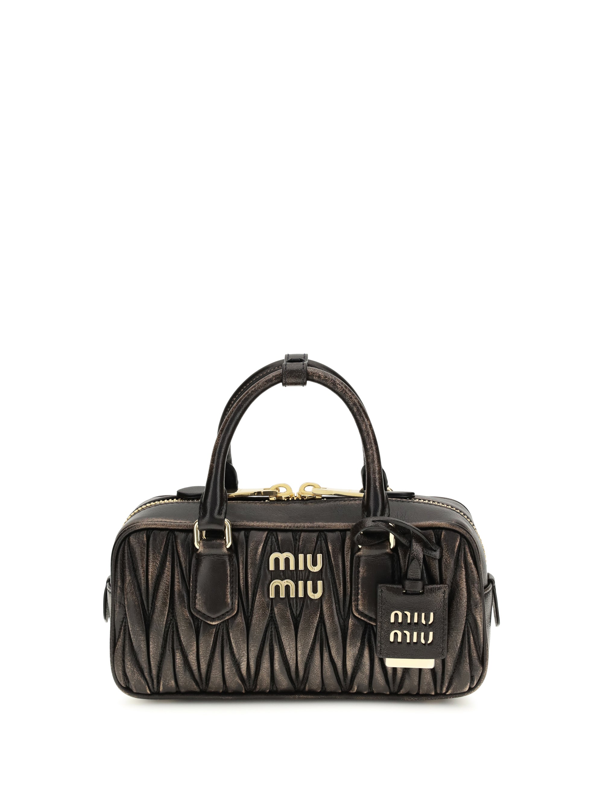 MIU MIU OS arcadie handbag in quilted nappa leather