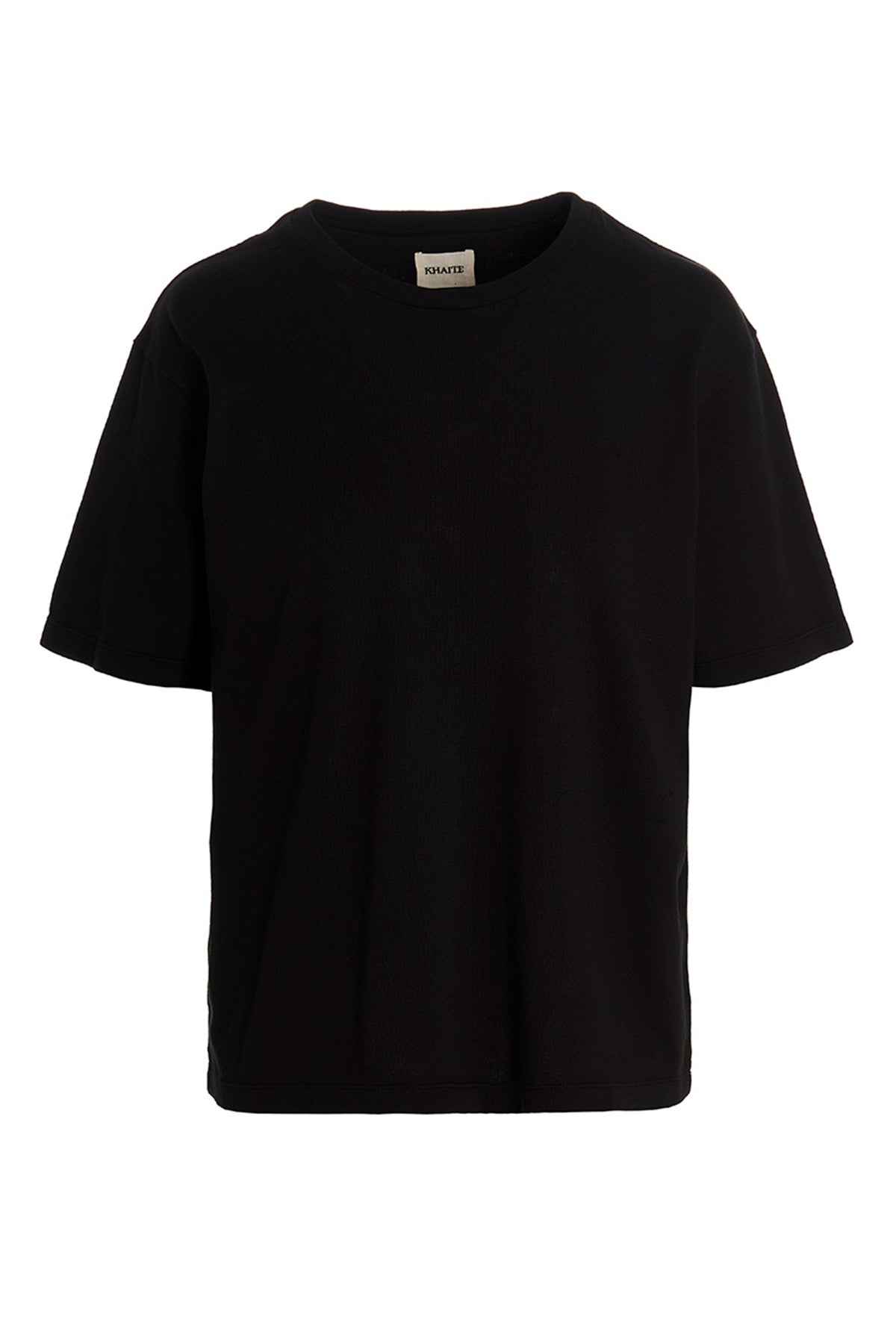 KHAITE L mae cotton crew neck short-sleeved t-shirt