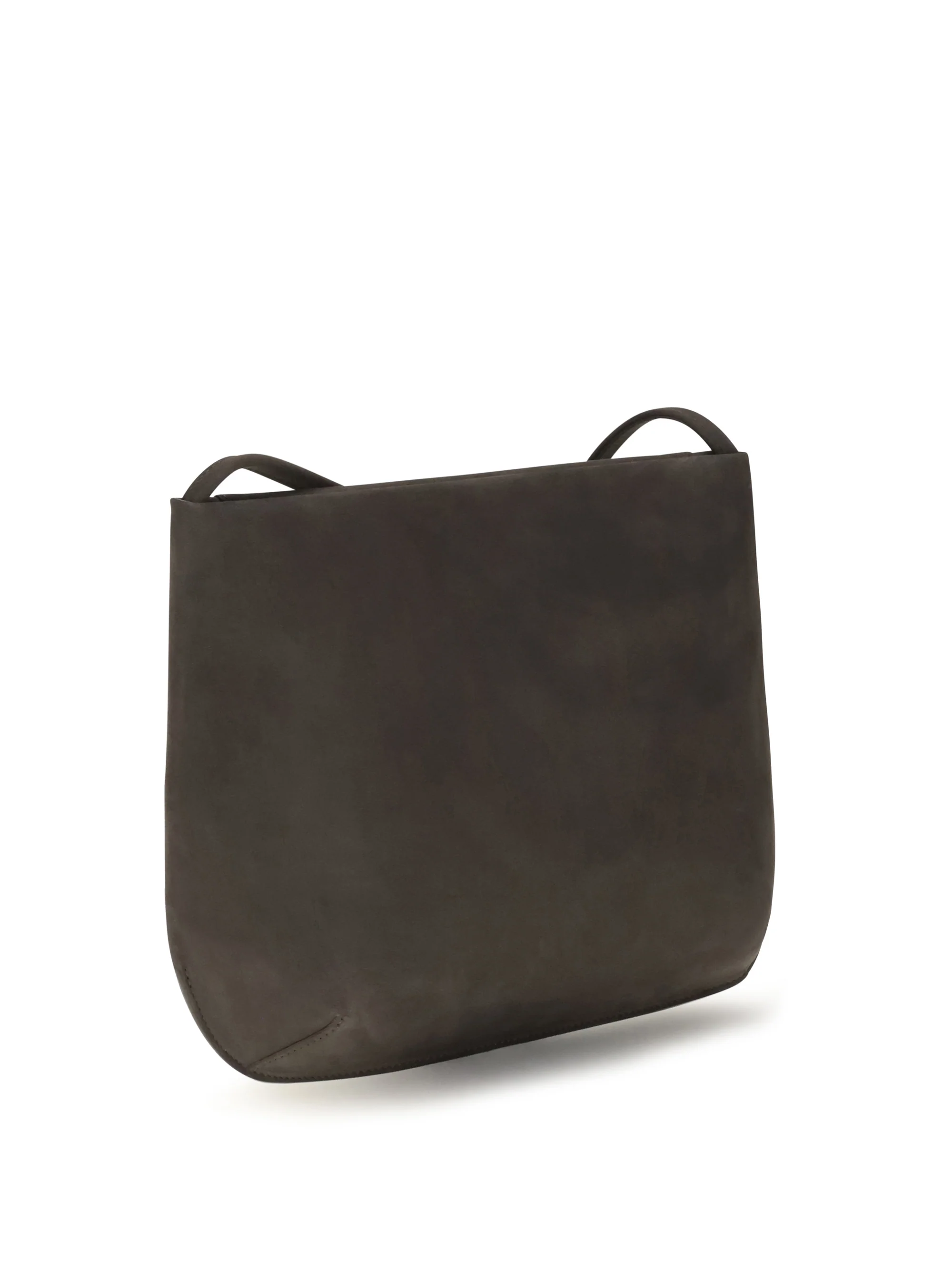 loge brushed leather crossbody bag