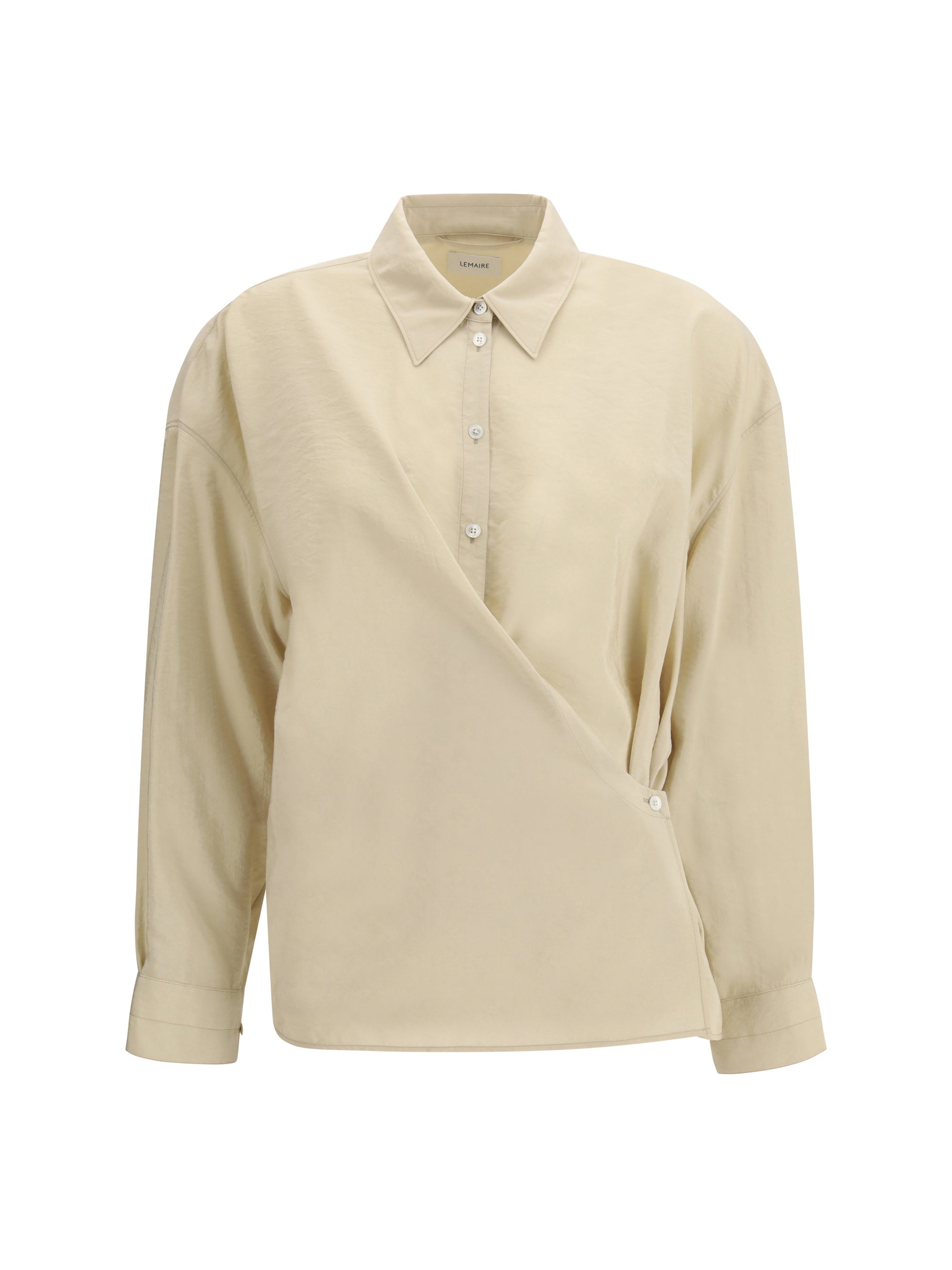 draped shirt