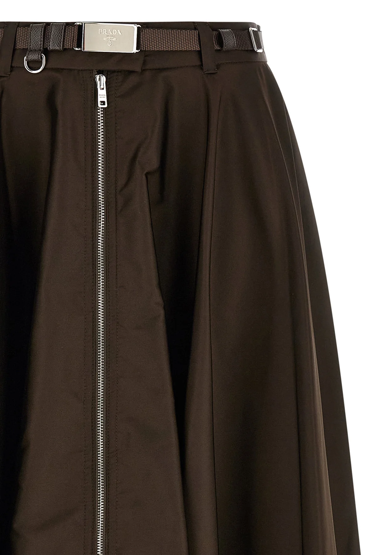 the prada midi skirt redefines the codes of contemporary elegance through the in