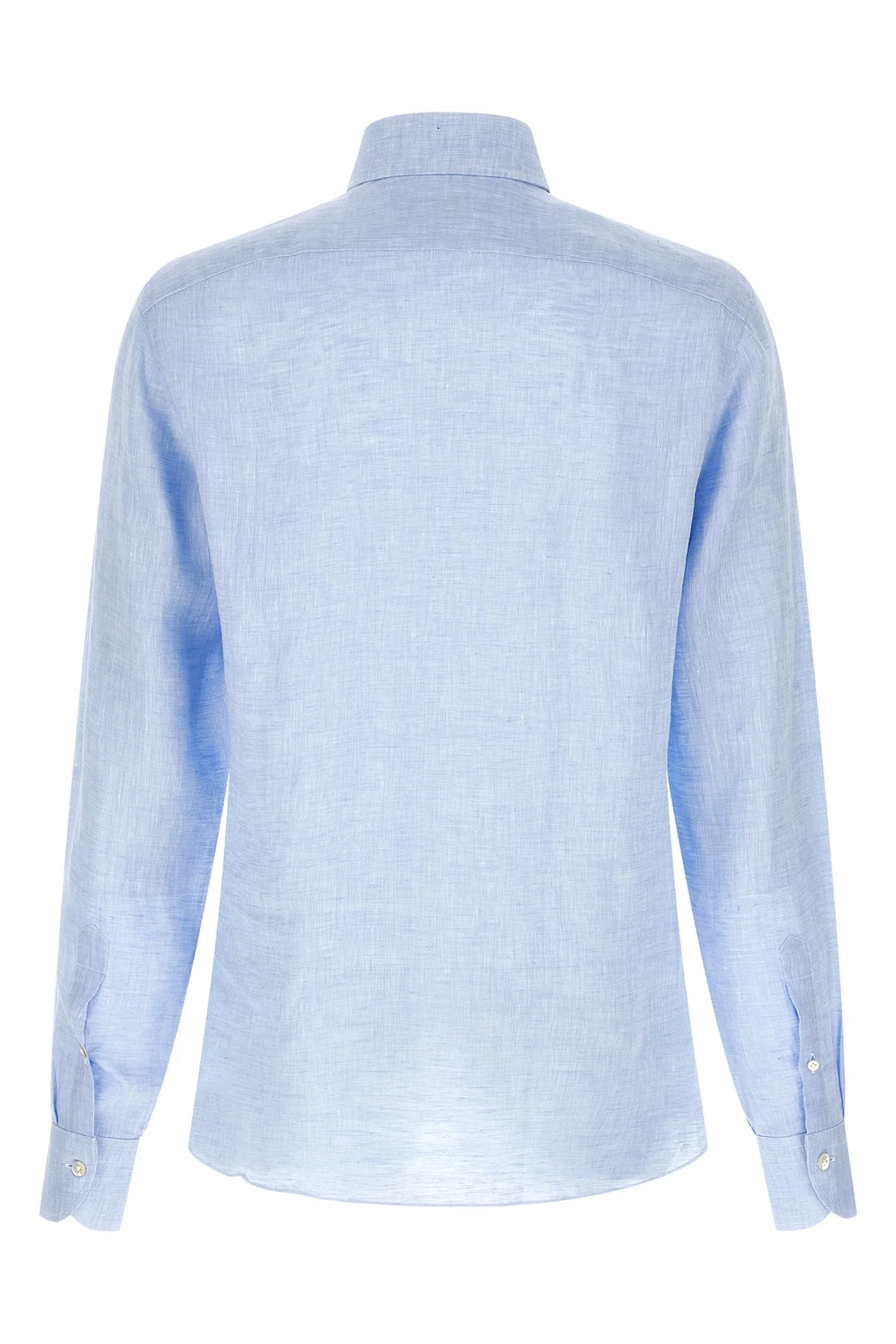 hand-stitched light linen shirt