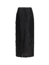 adepto long silk skirt