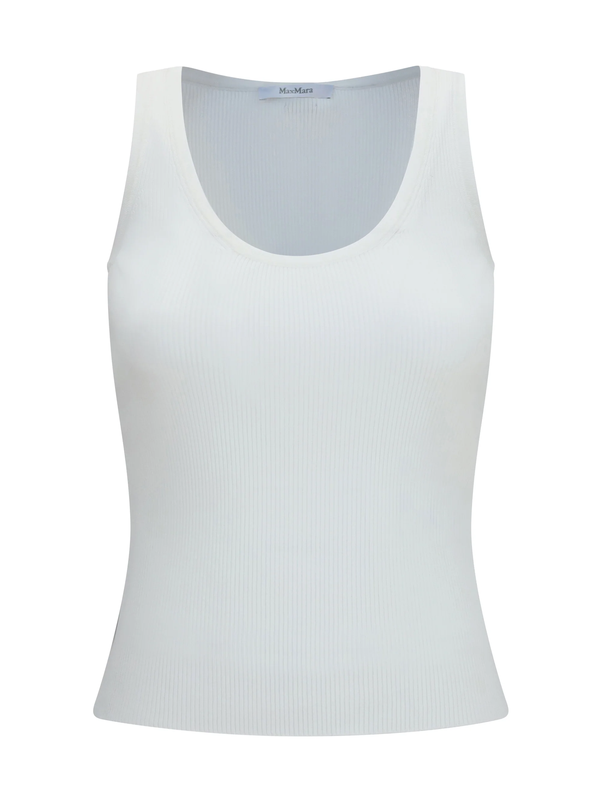 ribbed jersey tank top