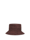 orb raffia bucket hat