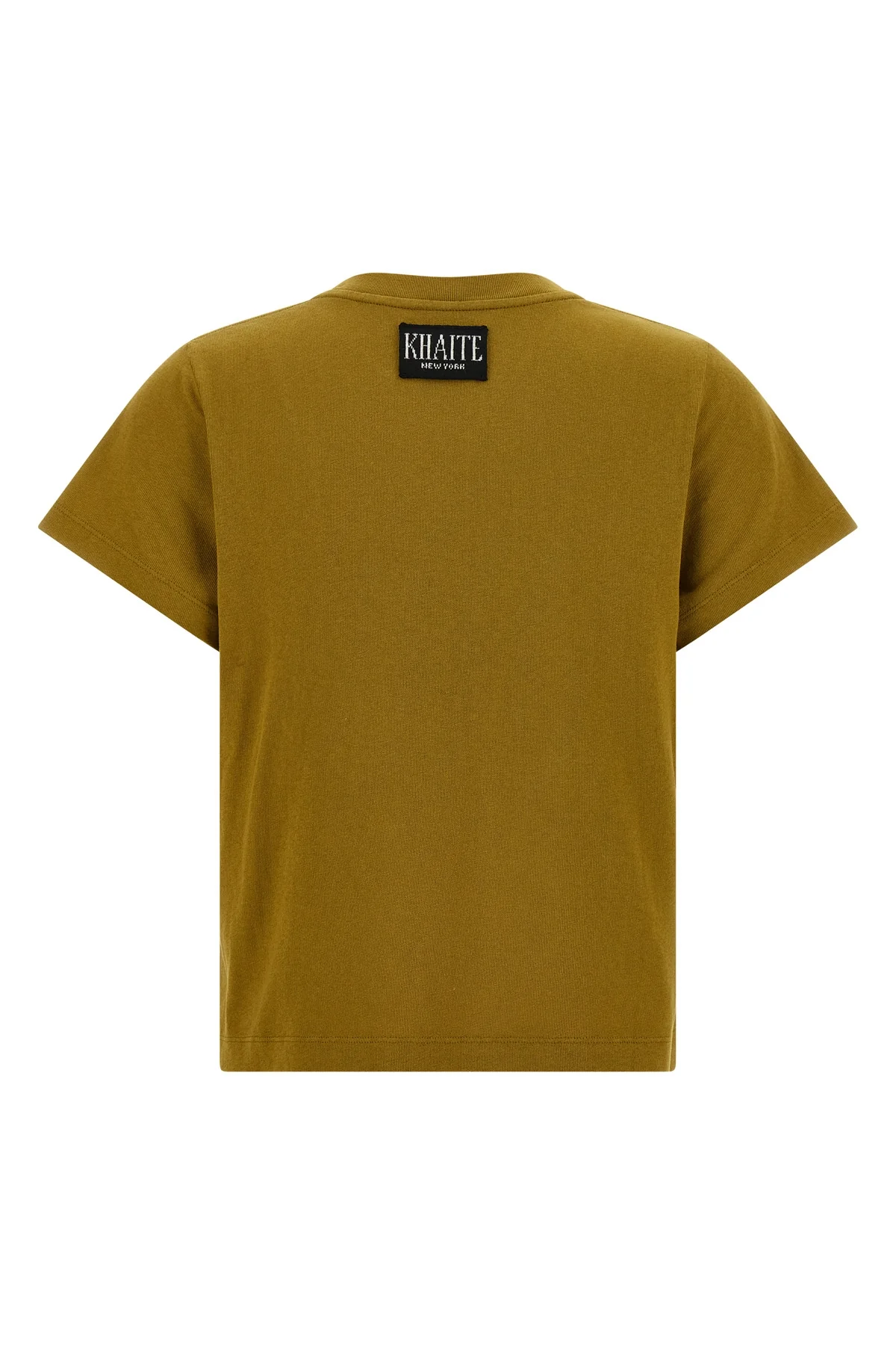KHAITE L the emmylou t-shirt by khaite redefines the codes of everyday wardrobe