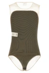 ilusion sunshiel bodysuit in transparent tulle