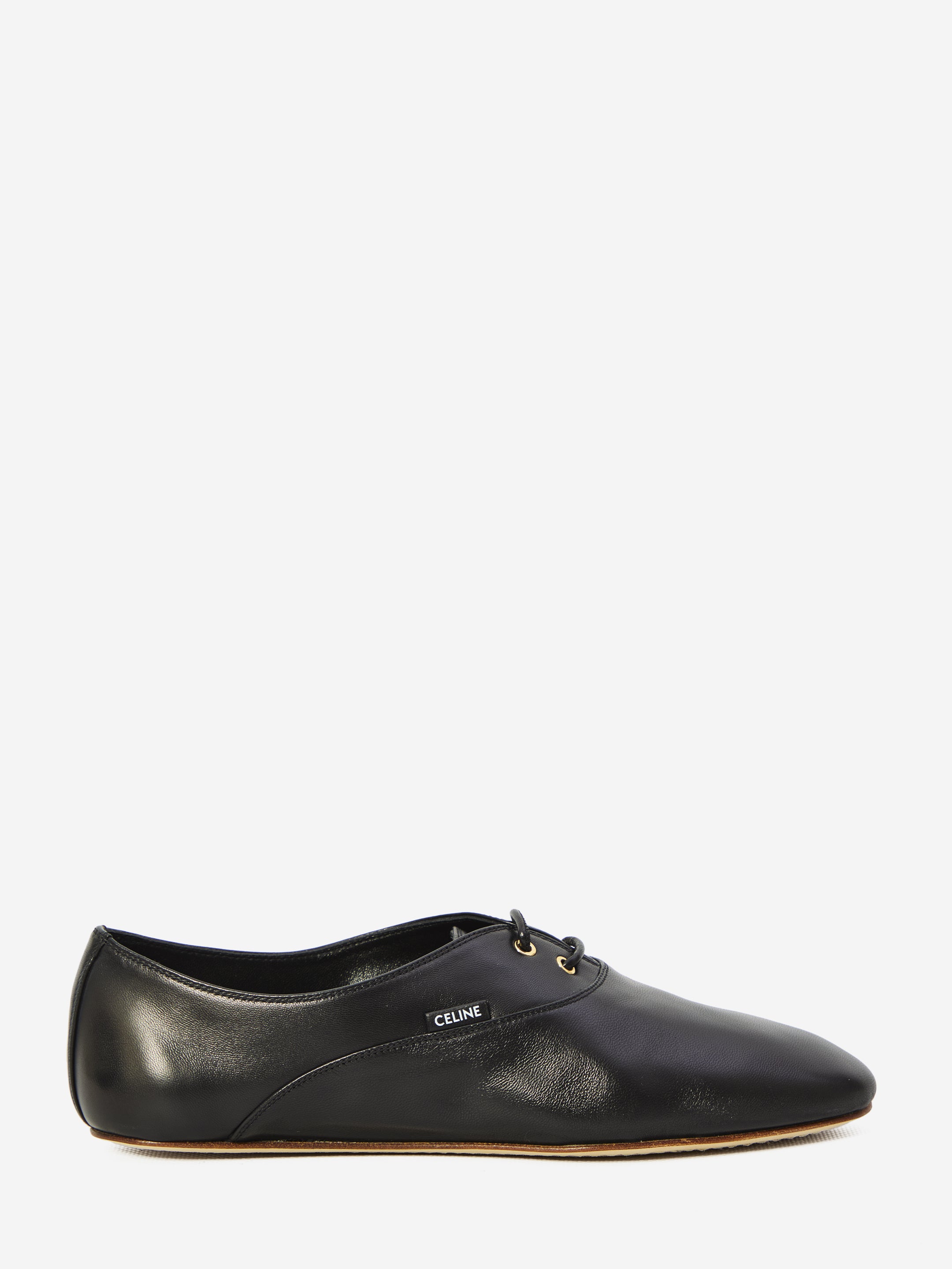 CELINE 36 lace-up ballet flats