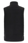 mens retro pile vest in extra-soft fleece brushed on both sides