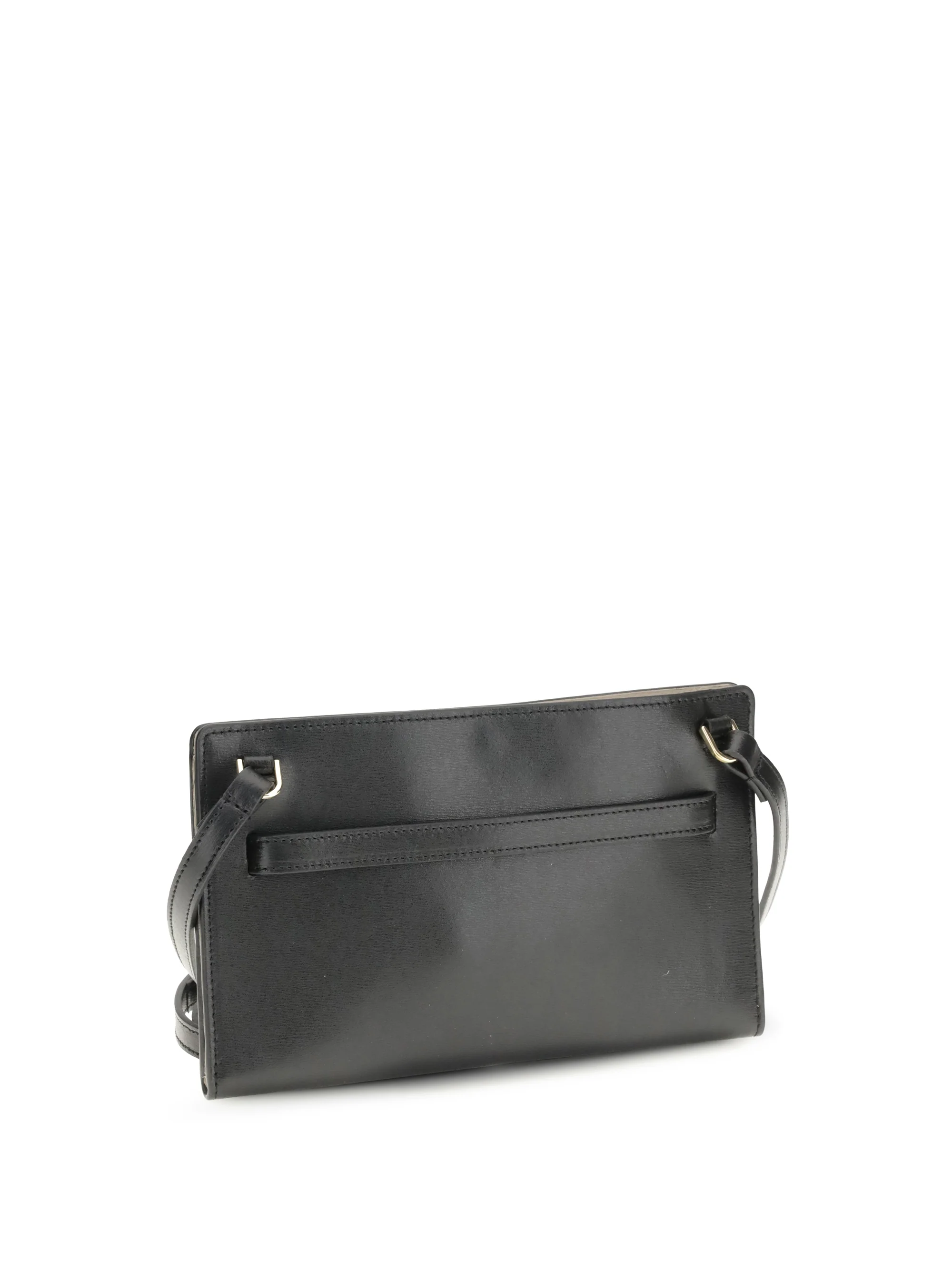 belted leather crossbody bag