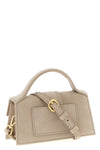 le bambino suede handbag