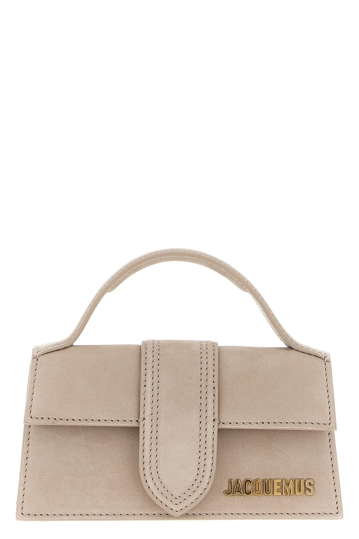 JACQUEMUS OS le bambino suede handbag