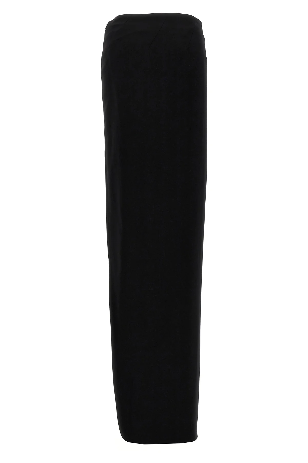 janita extra-long leather skirt