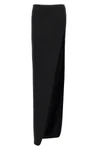 janita extra-long leather skirt
