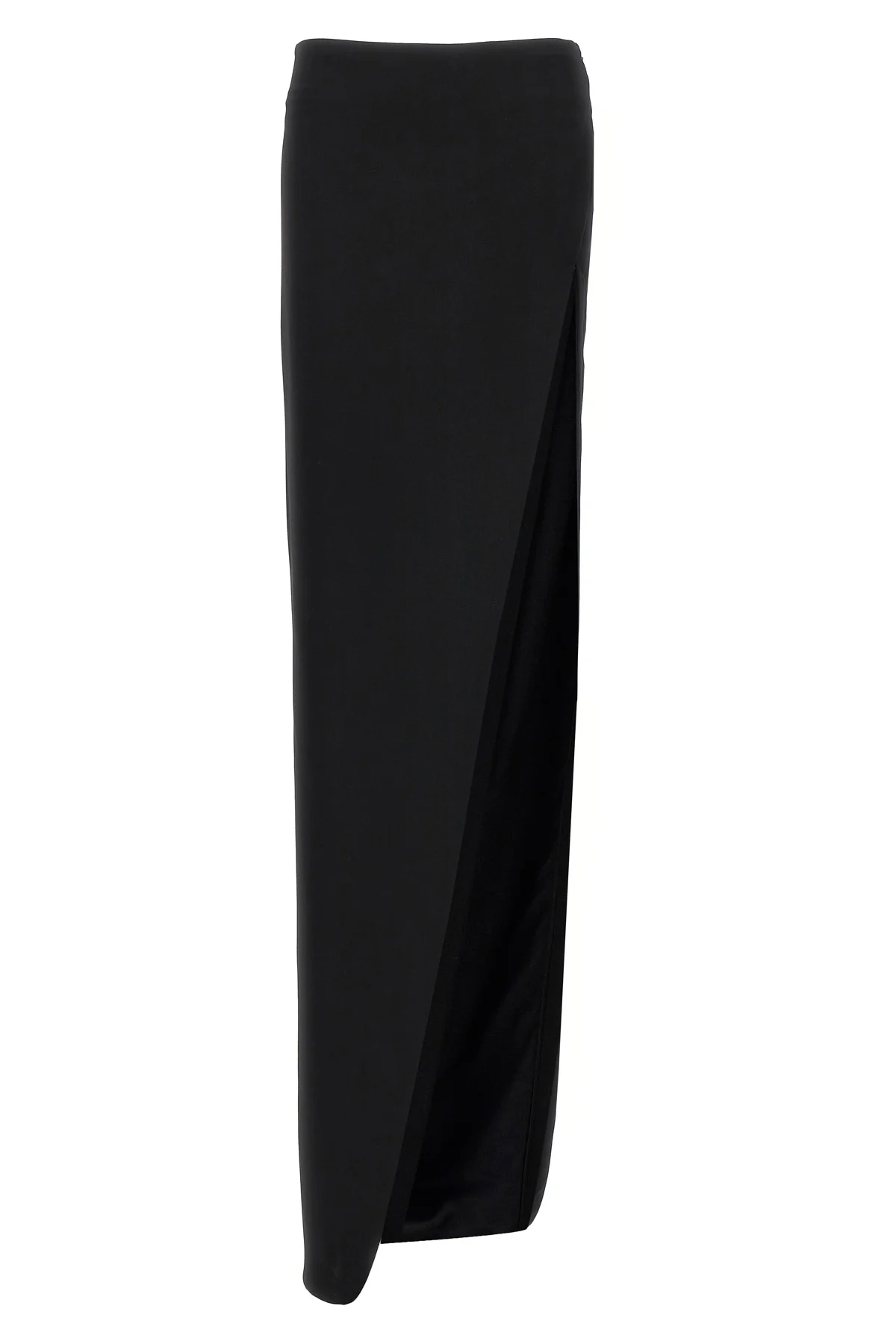 janita extra-long leather skirt