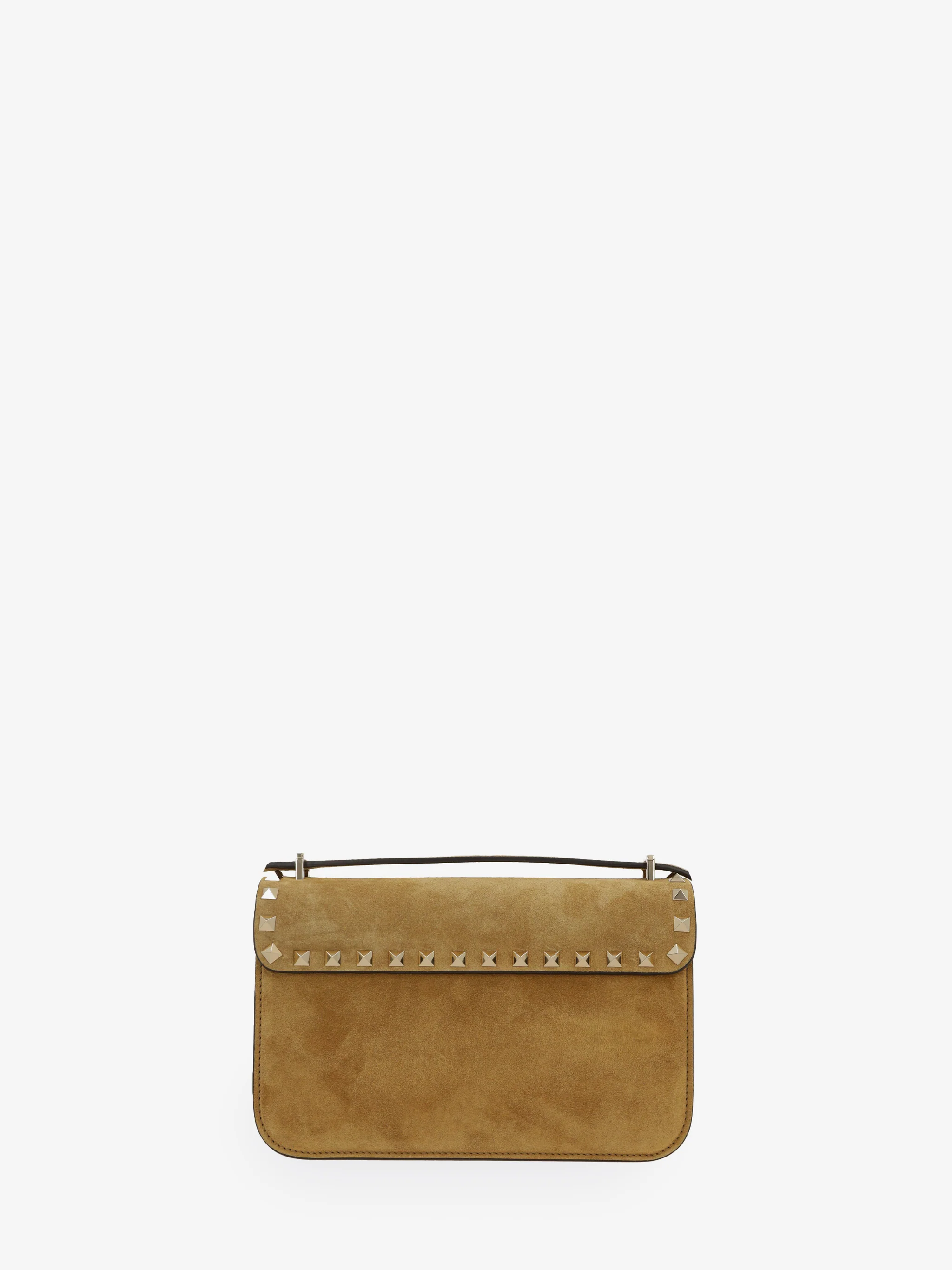 rockstud small suede crossbody bag