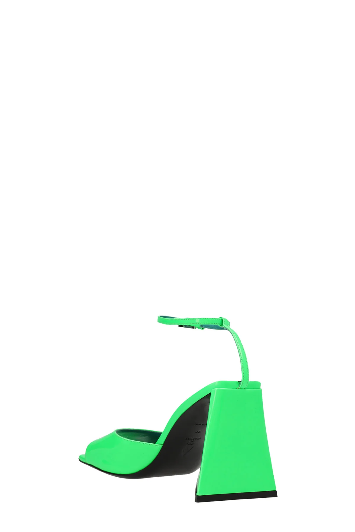 THE ATTICO 36 piper fluorescent leather sandals