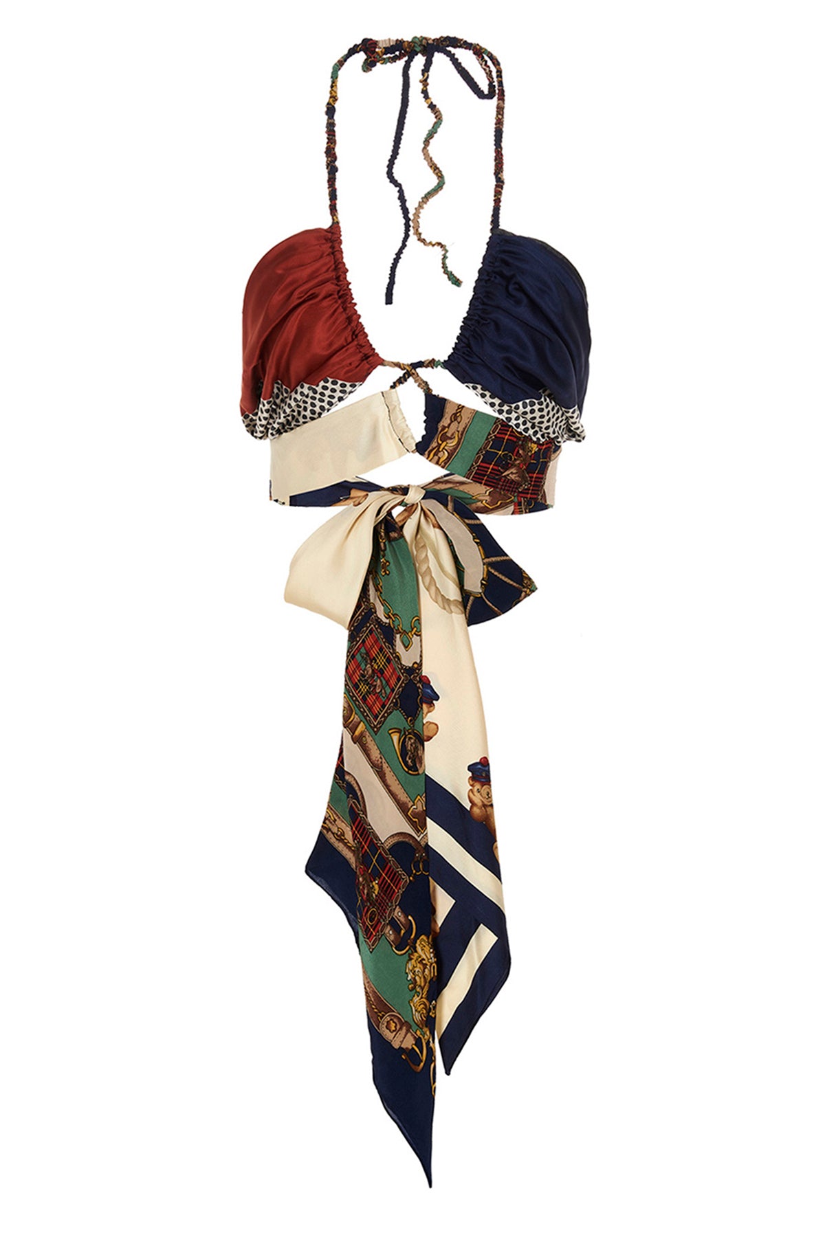 1/OFF OS designer scarf multicolor fabric top