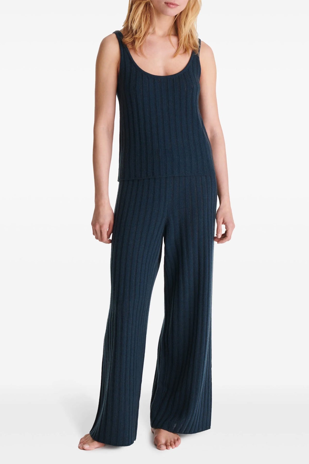 somptueux luxe wool and cashmere blend knit pants