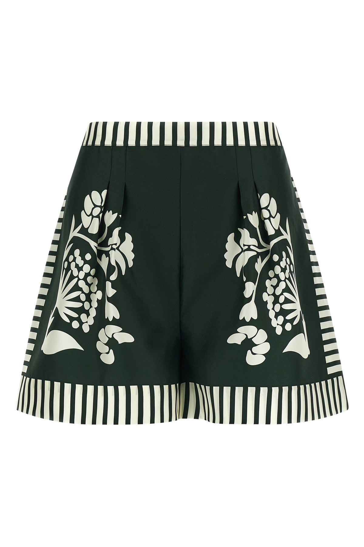 ERES 36 arjun shorts in panama patterned silk twill